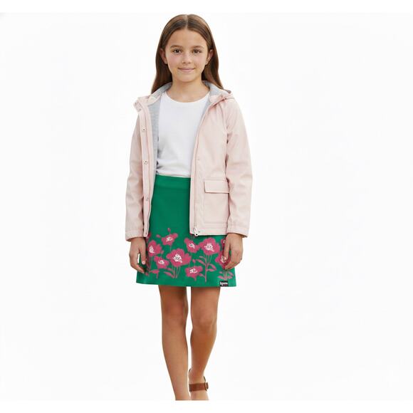 GYMBOREE Girls Mauve Pink Zip Up Hoodie Jacket Sz L 10/12 - Picture 1 of 8